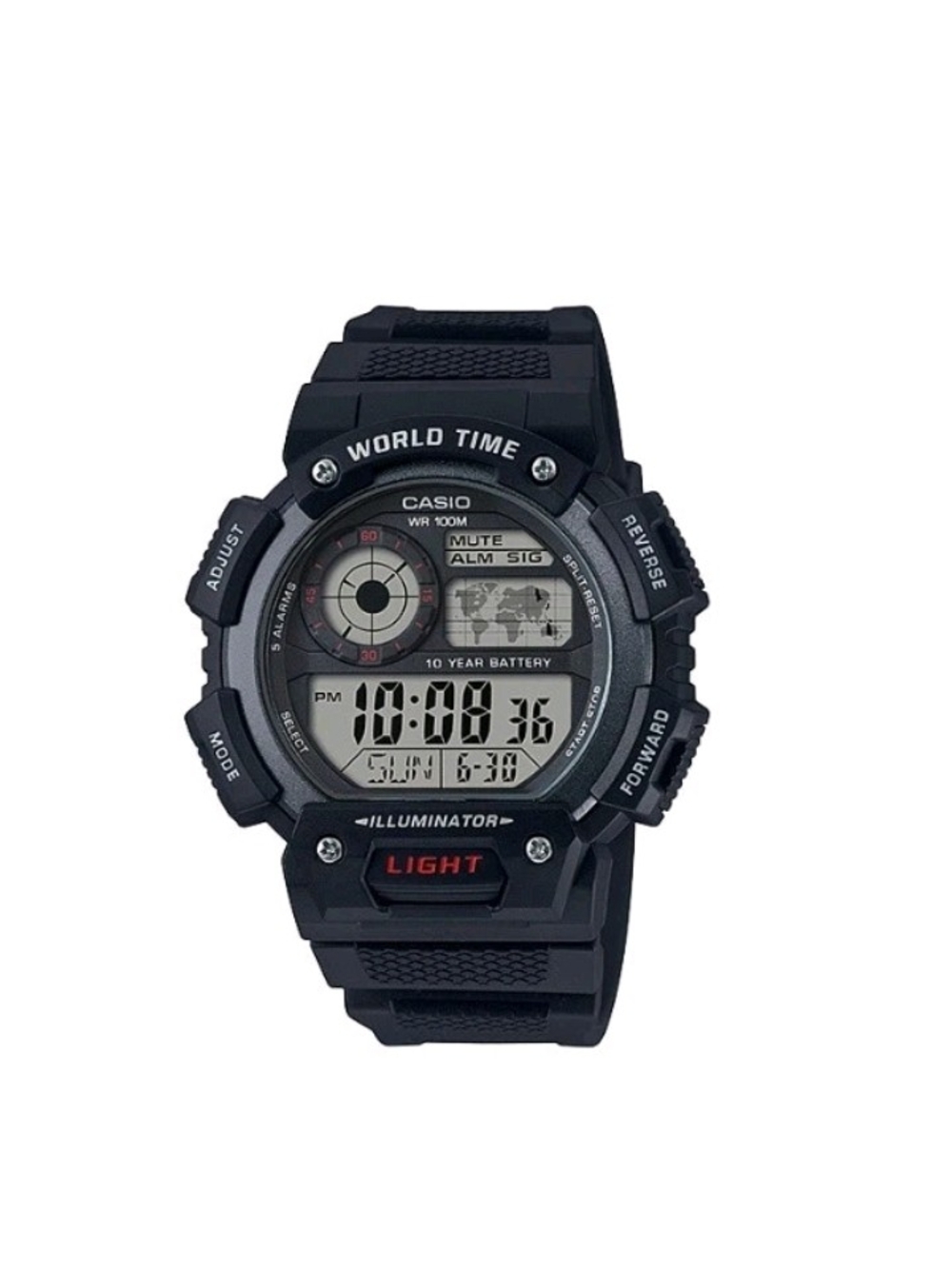 CASIO Unisex Wrist Watch World Time AE-1400WH-1AVDF